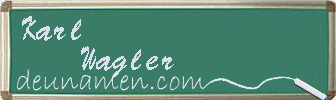 Karl Wagler Visitenkarte